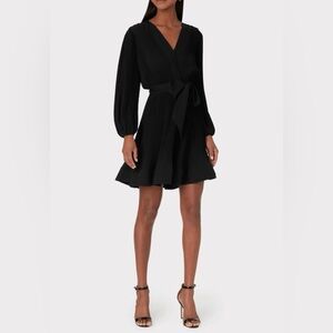 Milly Liv Pleated Dress in Black
